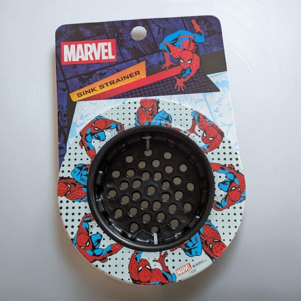 Marvel Spider-Man Sink Strainer, Spider-Man Kitchen Drain Cover, Marvel Kitchen
